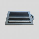 Cserépkályha rostély (tűzrács) füles 370x190x17mm