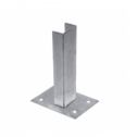 RH Oszlop tartó 60x40MM horganyzott 120x120x250mm