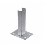 RH Oszlop tartó 60x40MM horganyzott 120x120x250mm