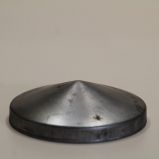 0039990 Fém csősapka 90 mm (natúr szénacél)