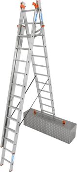 Krause MONTO Tribilo sokcélú létra 3x12 fokos lépcsőfunkcióval 129789