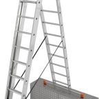 Krause MONTO Tribilo sokcélú létra 3x12 fokos lépcsőfunkcióval 129789