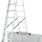 Krause CORDA  Sokcélú létra lépcsőfunkcióval 3x9˝  33390