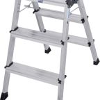 Krause MONTO Rolly gurítható lépcsőfokos fellépő 2x3 fokos alu 130068