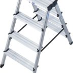 Krause MONTO Dopplo két oldalon járható lépcsőfokos állólétra 2x4 fokos 120335