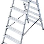 Krause MONTO Dopplo két oldalon járható lépcsőfokos állólétra 2x7 fokos 120366