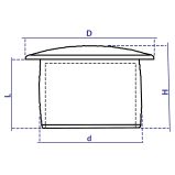 Furattakaró 20/25mm fekete