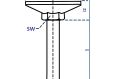 Talpcsavar Fix K50/M 8x40