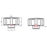 Marokanya (átmenő) FM40/M10NYF