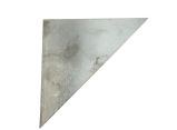 Csomóponti saroklemez natúr 3x150x150x210mm