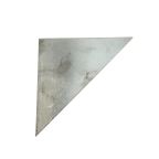 Csomóponti saroklemez natúr 3x150x150x210mm