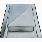 Csatorna  tetőkibúvó horganyzott zárt 50x60cm