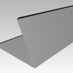 Csatorna szegély horganyzott kéményszegély hátulja 0,5 fm-es