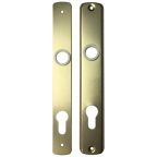 Portálcím 85mm cilinderlyukas F2 eloxált (1 pár) 3986619 (1)