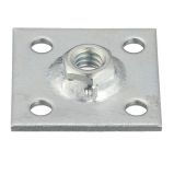 Talpas anya felcsavarozható M10 50x50/3mm 3217422