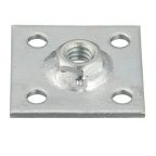 Talpas anya felcsavarozható M10 50x50/3mm 3217422