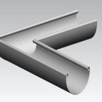 Csatorna 33-as horganyzott szegletcsatorna (rövid 50cm-es) préselt