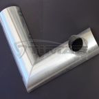 Csatorna  25-ös horganyzott csonkosszeglet (balos)