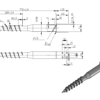 Talajcsavar DRT U 68 X 770 X 2- 71