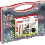 Fischer 536091 DuoPower Redbox, Univerzális dübel+csavar, szortimenterben (140db/doboz)