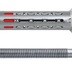 Fischer 572920 DuoHM S Üreges fém-nylon dübel D-fejű csavarral, 8x55/M4x55