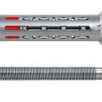 Fischer  572923 DuoHM S Üreges fém-nylon dübel D-fejű csavarral, 8x55/M4x55/TX20
