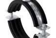 Fischer  79457 Kétrészes gumibetétes bilincs FRS 133 - 141 M8/M10  (10)