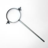 Csatorna lefolyóbilincs 33-as horganyzott hosszú szárú (25cm), tiplivel rögzíthető