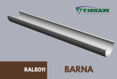 Csatorna  33-as barna alu. ereszcsatorna 6 fm-es