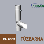 Csatorna  25-ös tűzbarna alu. vízlopó