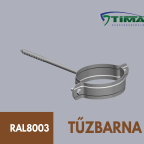 Csatorna  lefolyóbilincs 33-as tűzbarna, hosszú szárú (18cm), tiplivel rögzíthető