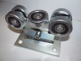 Úszókapu görgő G4F-60/4mm fém görgővel,fúrható talppal G60_5_O