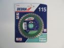 DEDRA gyémánttárcsa super turbo 115x22,2mm (H1142)