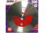 DEDRA körfűrésztárcsa acél 500x30mm 80 fogas