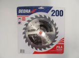 DEDRA körfűrésztárcsa keményfémlapkás 200x16mm 24 fogas