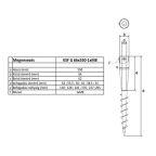 Talajcsavar KSF G 68x550