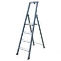 Krause Monto SePro 124180 Lépcsőfokos állólétra, eloxált 4 fokos