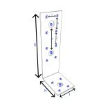 Faösszekötő  sarokvas  50x40x120x2,5mm csavarozható